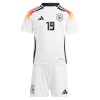 Officiële Voetbalshirt + Korte Broek Duitsland Sane 19 Thuis EK 2024 - Kids